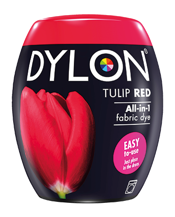 Dylon Tulip Red Machine Dye x3 Pods - Click Image to Close